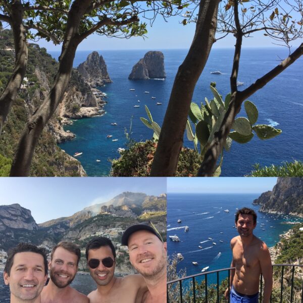 Saltyboys Gay Nude Sailing Italy Amalfi coast and Capri